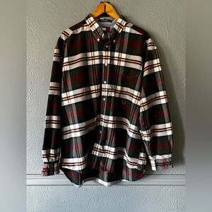 Vintage Tommy Hilfiger Plaid Button Down Shirt | XXL | Crest Logo